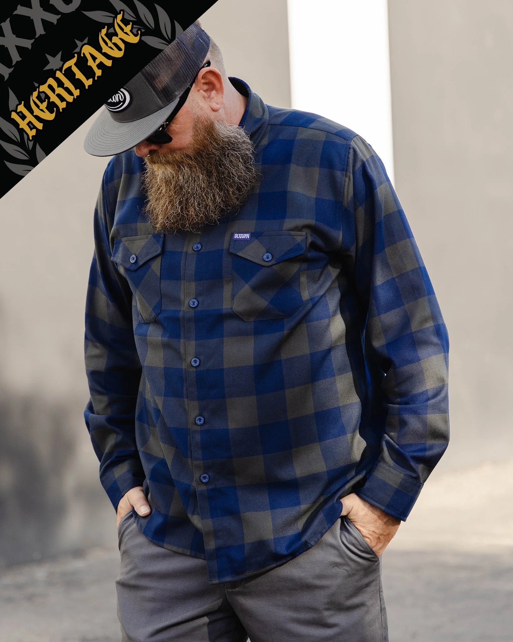 0 DARK 30 HERITAGE FLANNEL | DIXXON