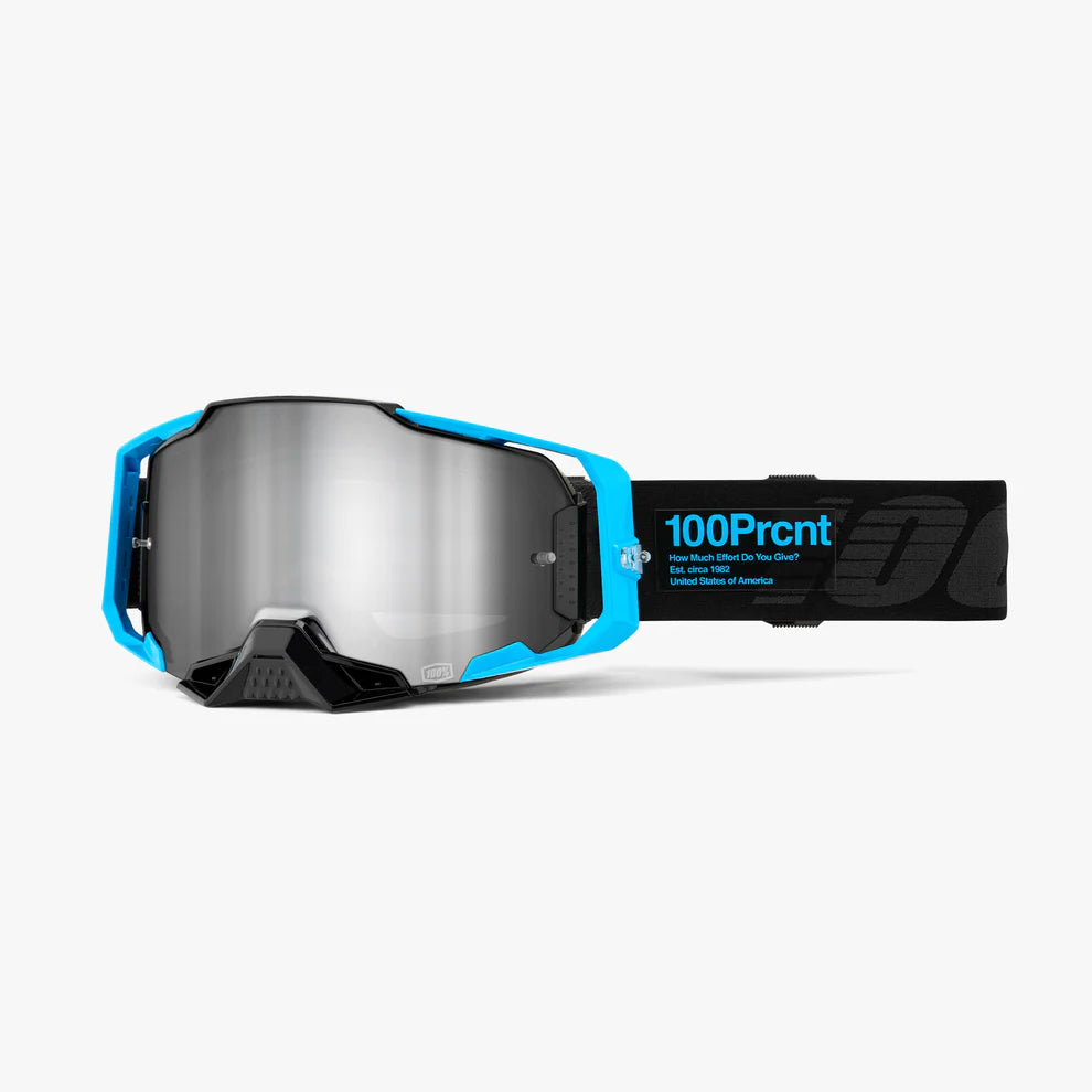 100% ARMEGA GOGGLE BARELY 2 - MIRROR SILVER LENS