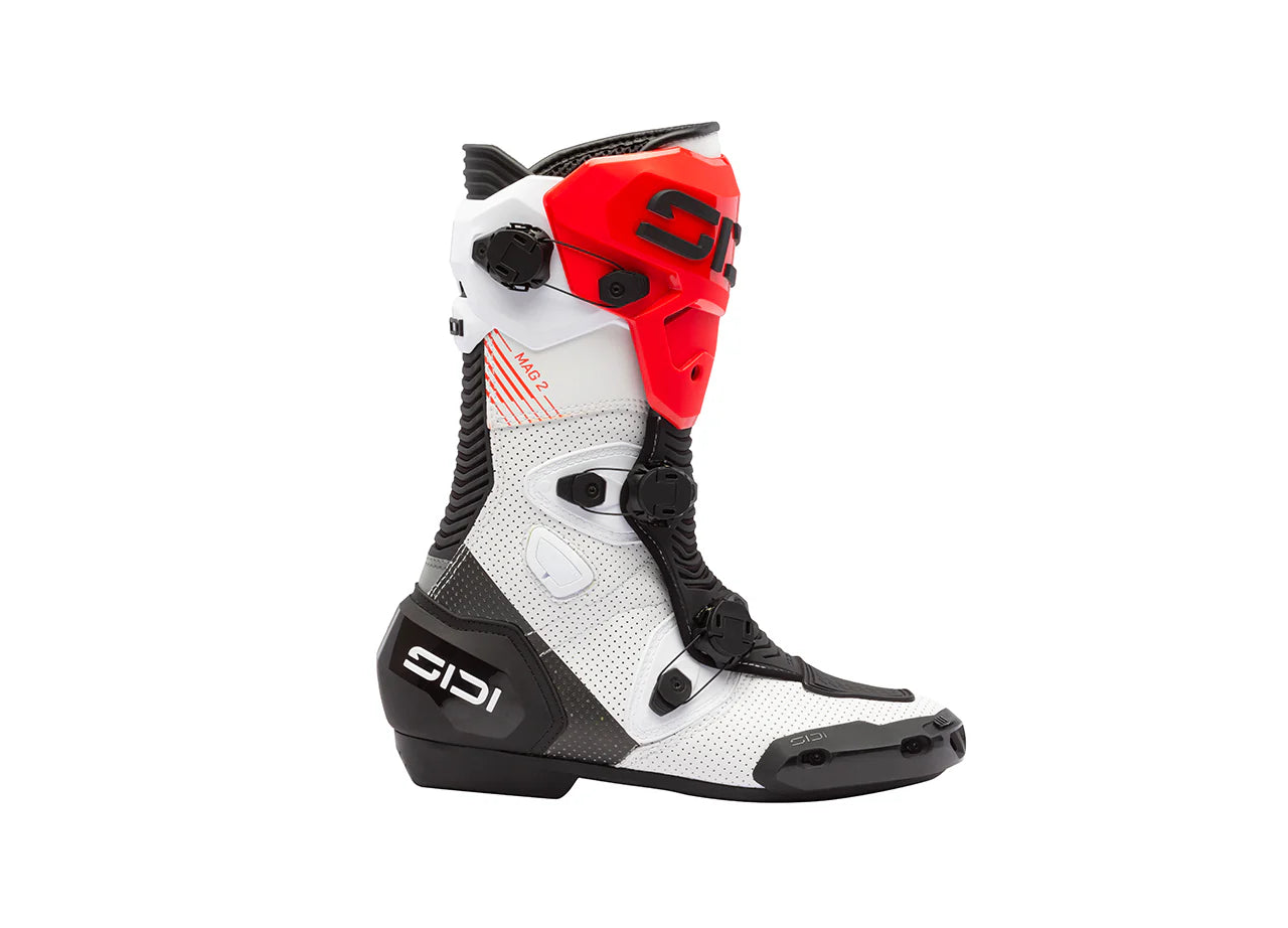 MAG-2 AIR MOTO BOOT (White/Black/Red) | SIDI