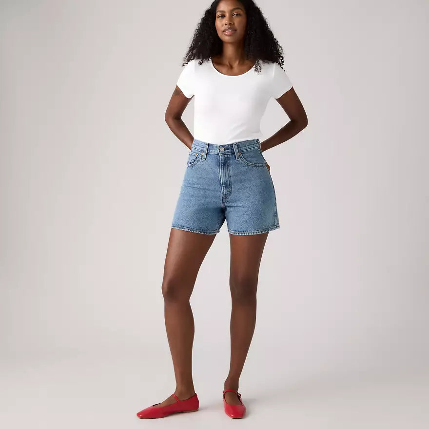 WOMEN'S CINCH MID-THIGH SHORTS (Twisted Stone) | LEVI'S