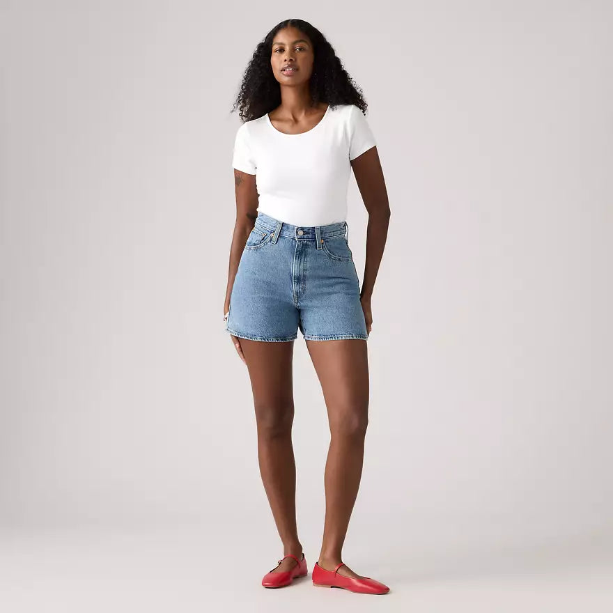 WOMEN'S CINCH MID-THIGH SHORTS (Twisted Stone) | LEVI'S