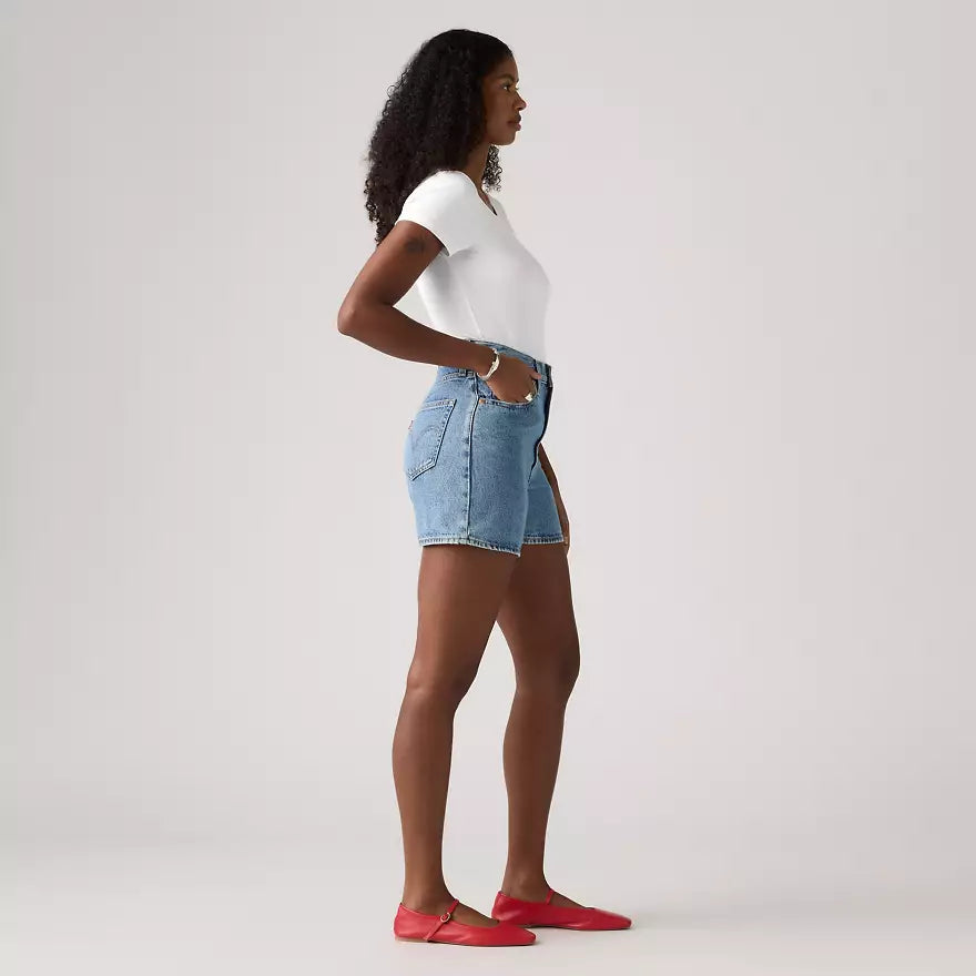 WOMEN'S CINCH MID-THIGH SHORTS (Twisted Stone) | LEVI'S