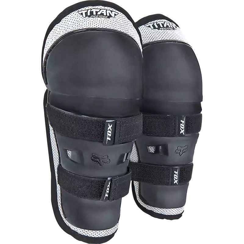 PEEWEE TITAN KNEE/SHIN GUARD (Black/Silver) | Fox Racing