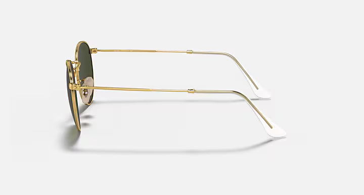 ROUND METAL SUNGLASSES (ARISTA WITH GREEN LENS) | RAYBAN