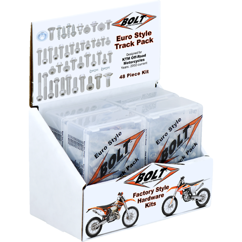 Euro Track Pack  6-kit Point of Purchase Display (6Pk)
