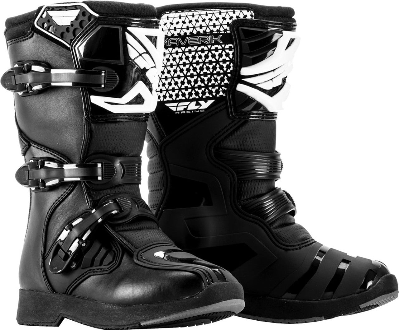 YOUTH MAVERIK BOOTS (Black) | FLY RACING