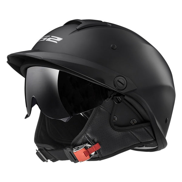 REBELLION HALF HELMET (Matte Black) | LS2