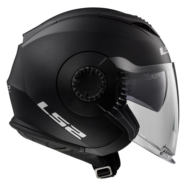 VERSO OPEN FACE HELMET (Matte Black) | LS2