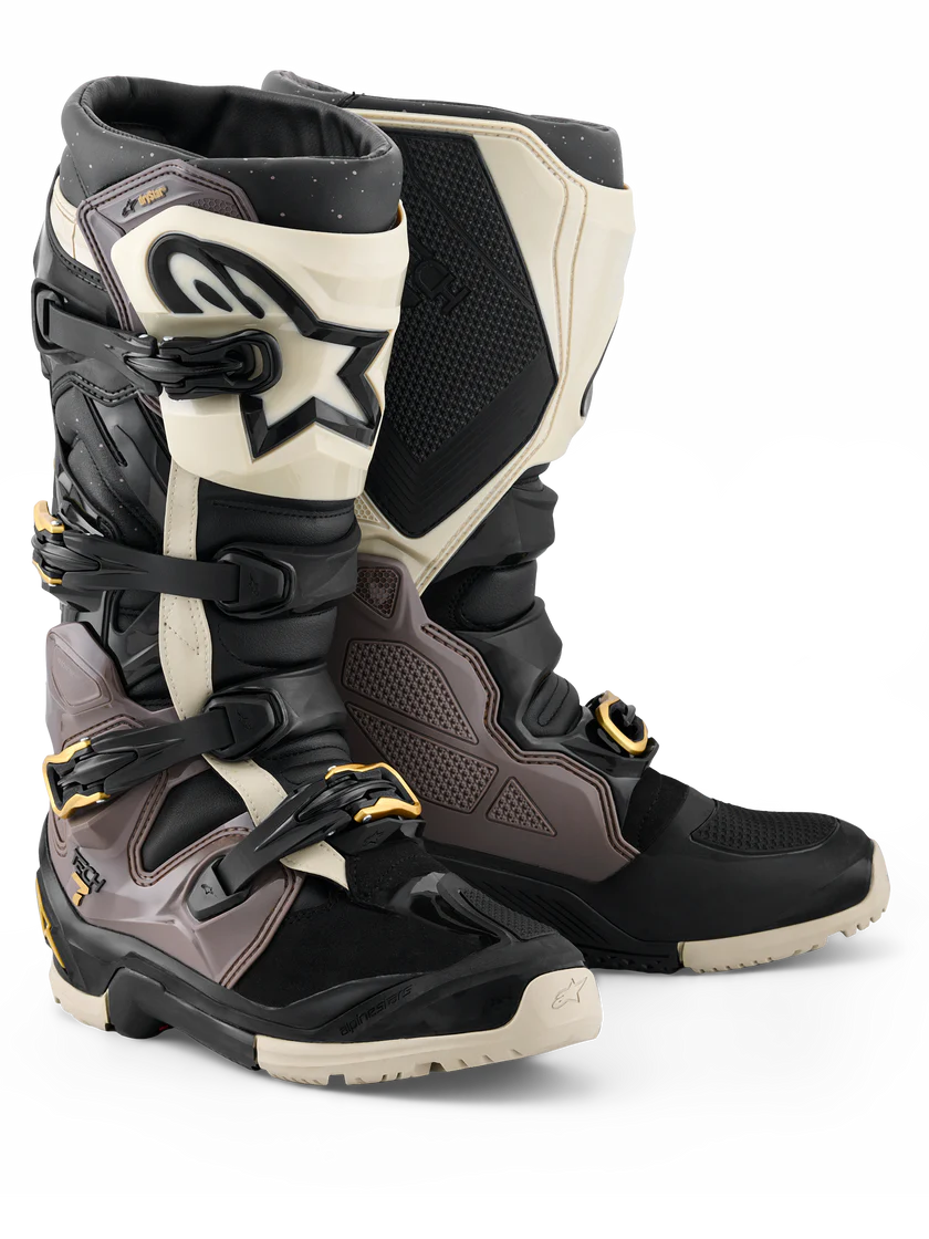 TECH 7 ENDURO DRYSTAR BOOT (Black/Grey/Gold) | ALPINESTARS
