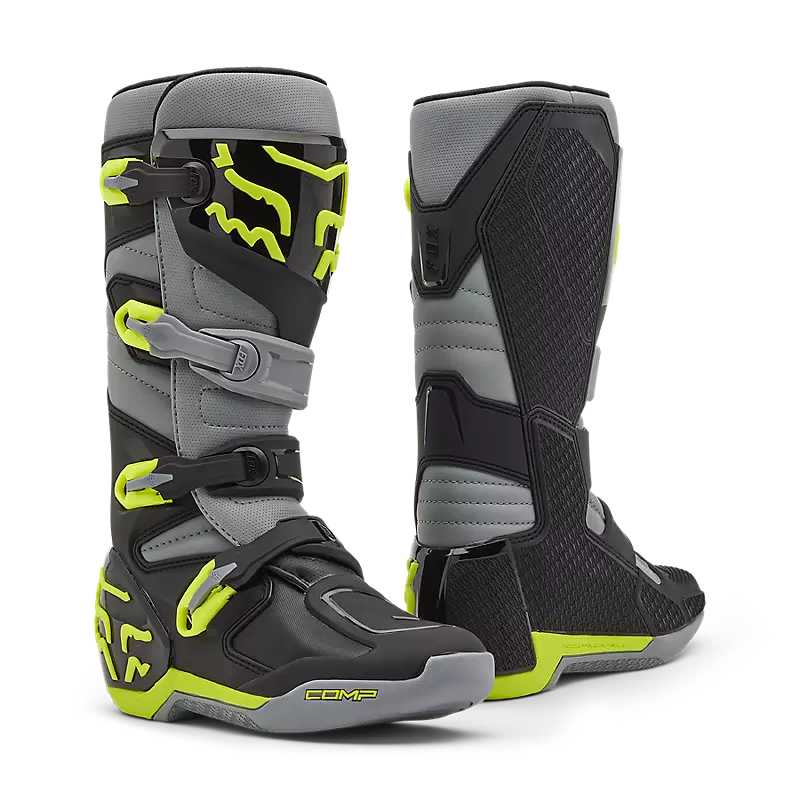 MEN'S COMP BOOT (Grey/Yellow) | Fox Racing