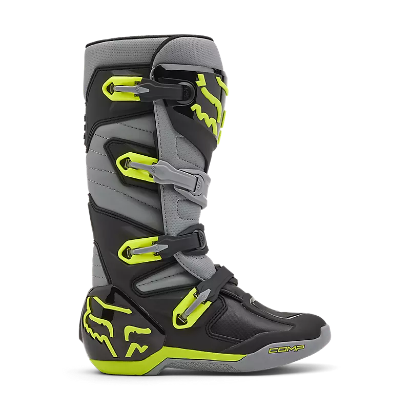 MEN'S COMP BOOT (Grey/Yellow) | Fox Racing