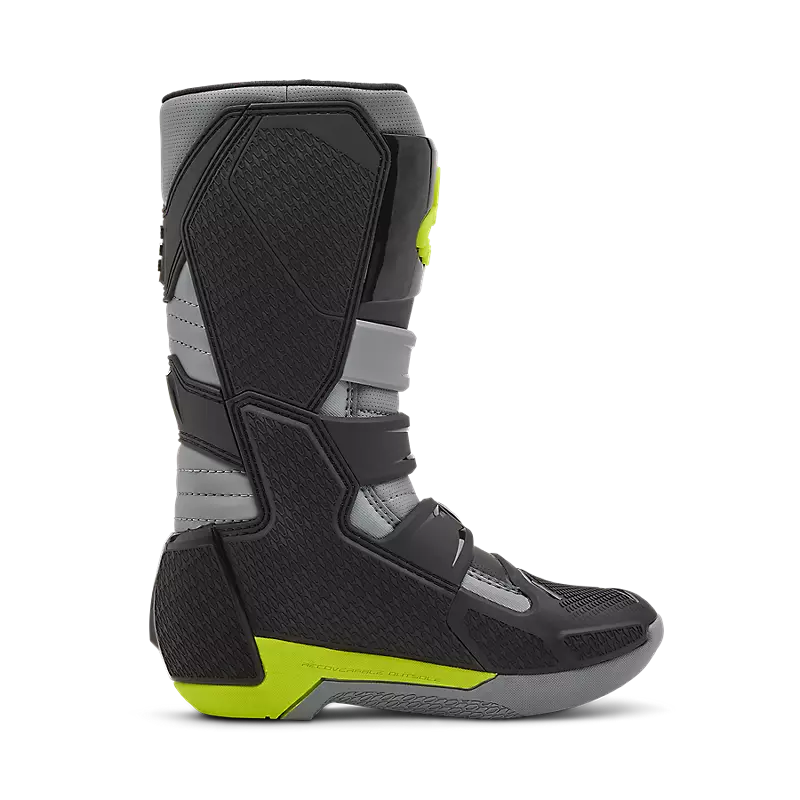 YOUTH COMP BOOT (Grey/Yellow) | Fox Racing