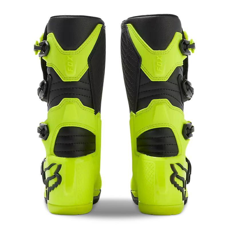 YOUTH COMP BOOT (Flo Yellow) | Fox Racing