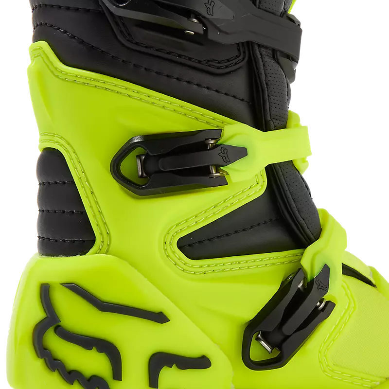 YOUTH COMP BOOT (Flo Yellow) | Fox Racing