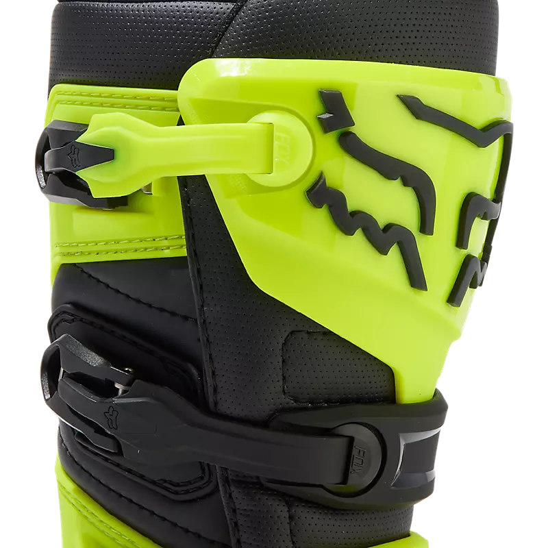 YOUTH COMP BOOT (Flo Yellow) | Fox Racing
