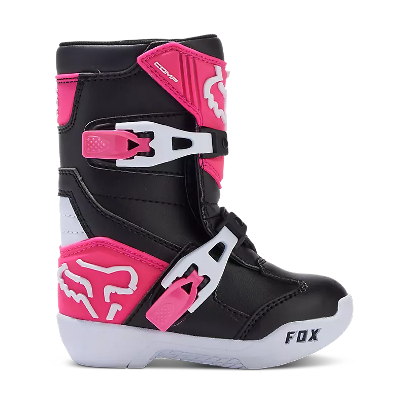 GIRLS COMP BOOT (Black/Pink) | Fox Racing