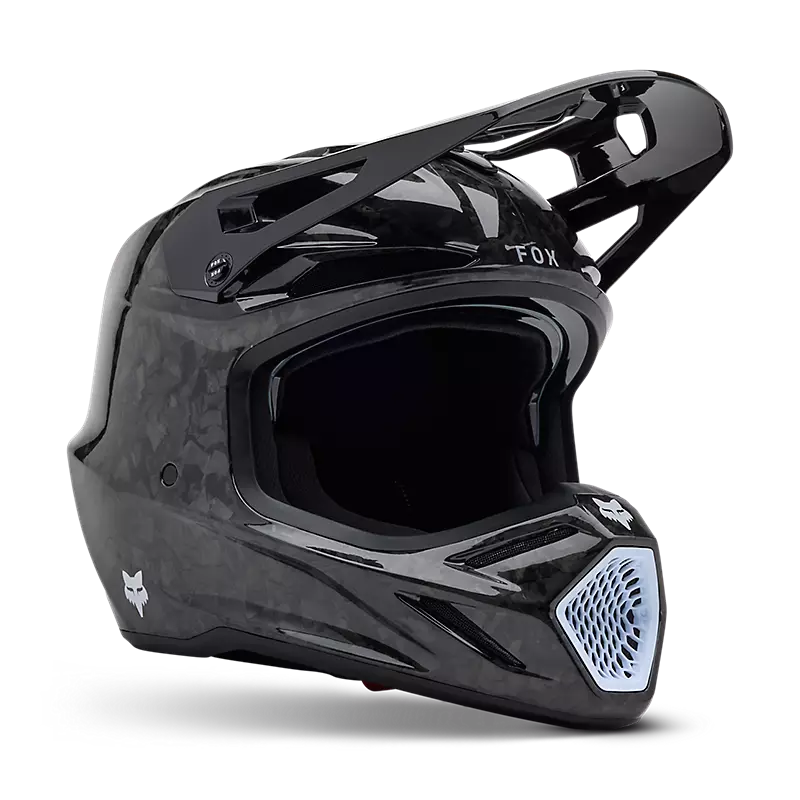V3 RS CARBON SOLID HELMET (Black) | Fox Racing