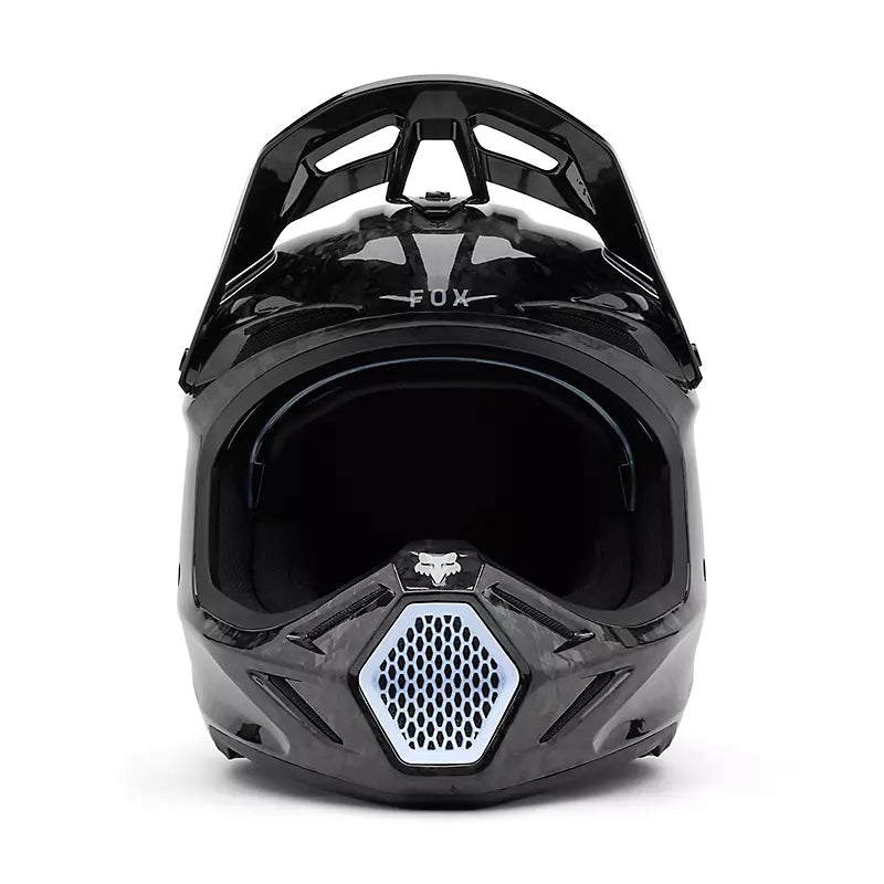 V3 RS CARBON SOLID HELMET (Black) | Fox Racing