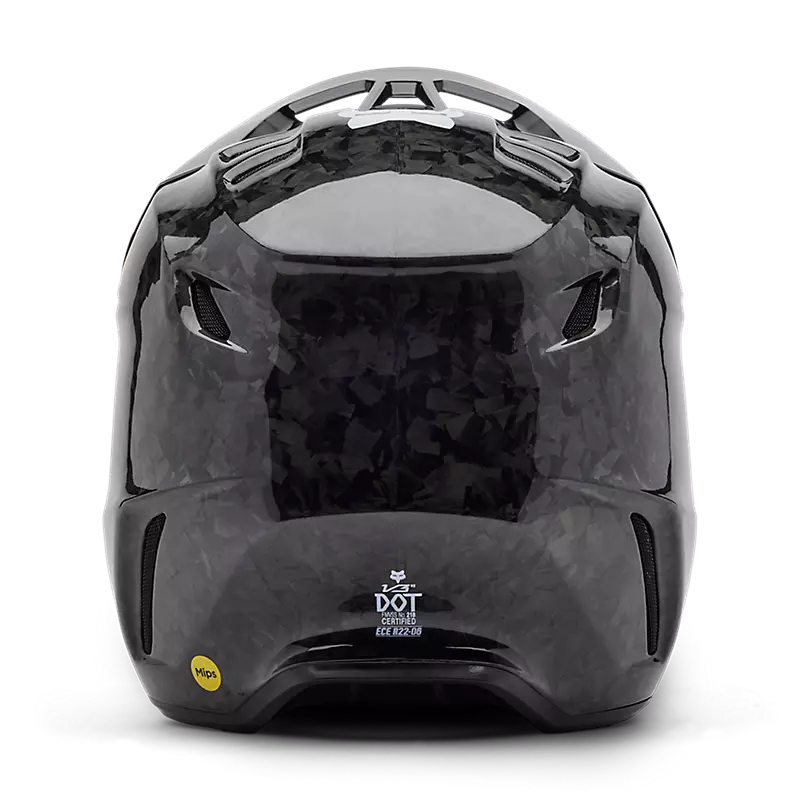 V3 RS CARBON SOLID HELMET (Black) | Fox Racing