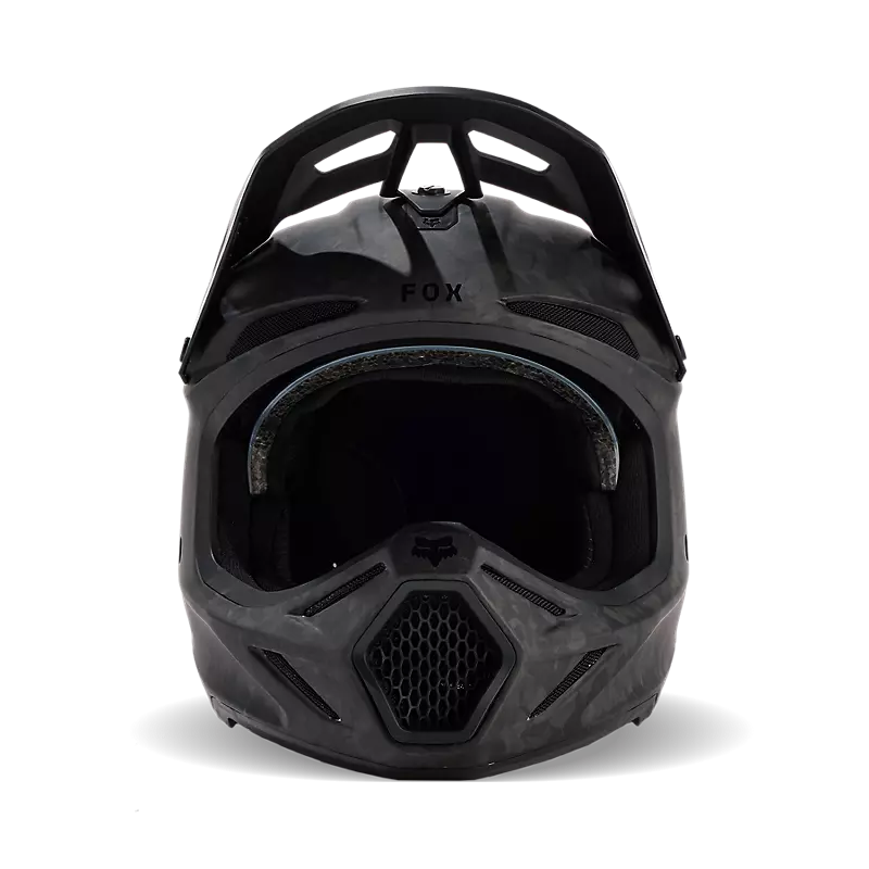 V3 RS CARBON SOLID HELMET (Matte Black) | Fox Racing