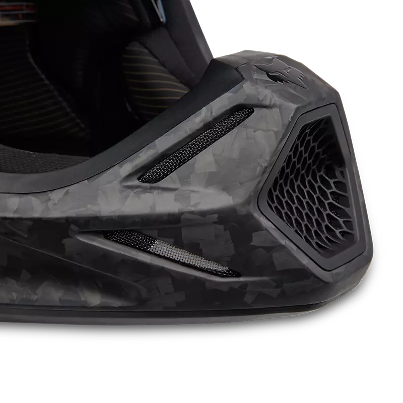 V3 RS CARBON SOLID HELMET (Matte Black) | Fox Racing