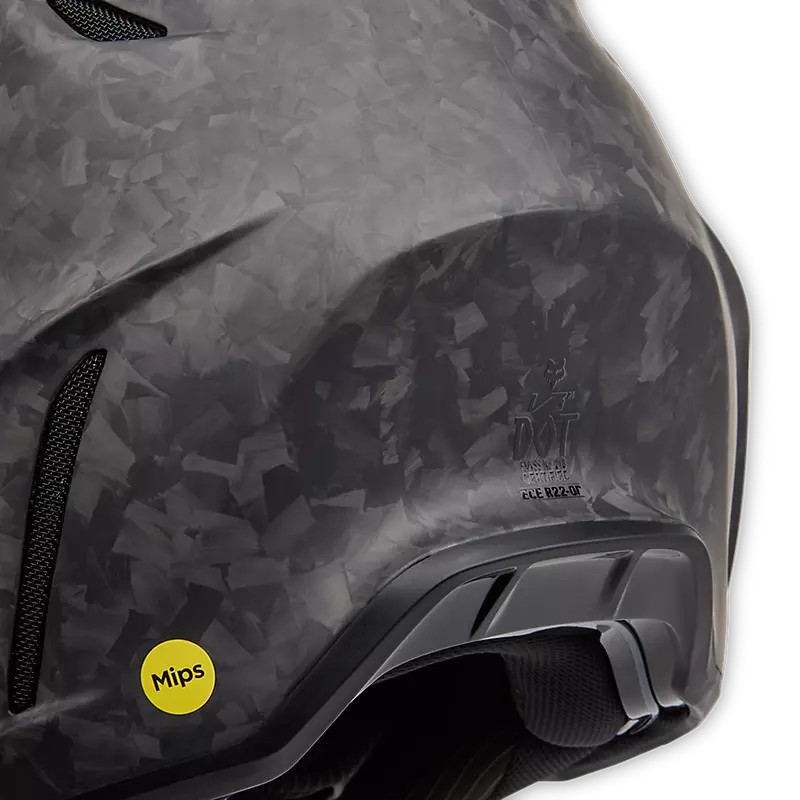 V3 RS CARBON SOLID HELMET (Matte Black) | Fox Racing