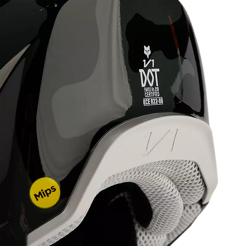 V1 BNKR HELMET (Black Camo) | Fox Racing