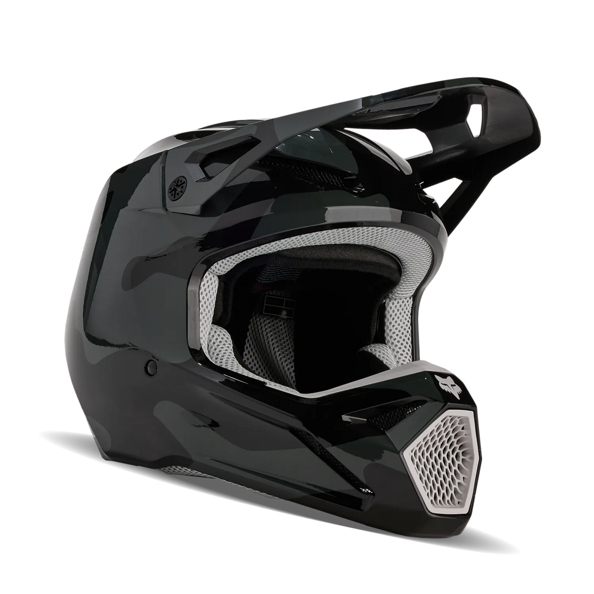 V1 BNKR HELMET (BLCK CAMO) | FOX RACING