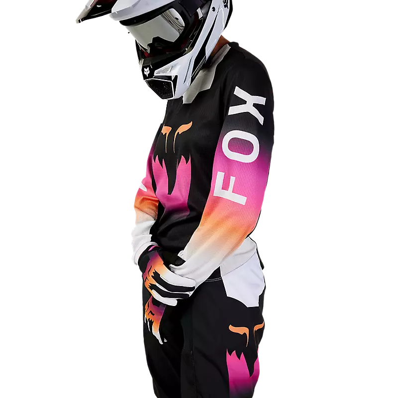 WOMEN'S 180 FLORA JERSEY (Black/Pink) | Fox