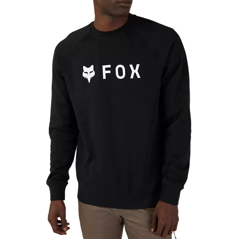 MEN'S ABSOLUTE FLEECE CREW (Black) | Fox
