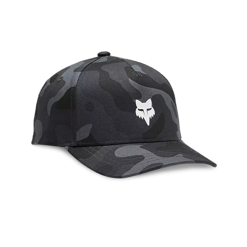 YOUTH FOX HEAD CAMO 110 SB HAT (Black Camo) | Fox Racing