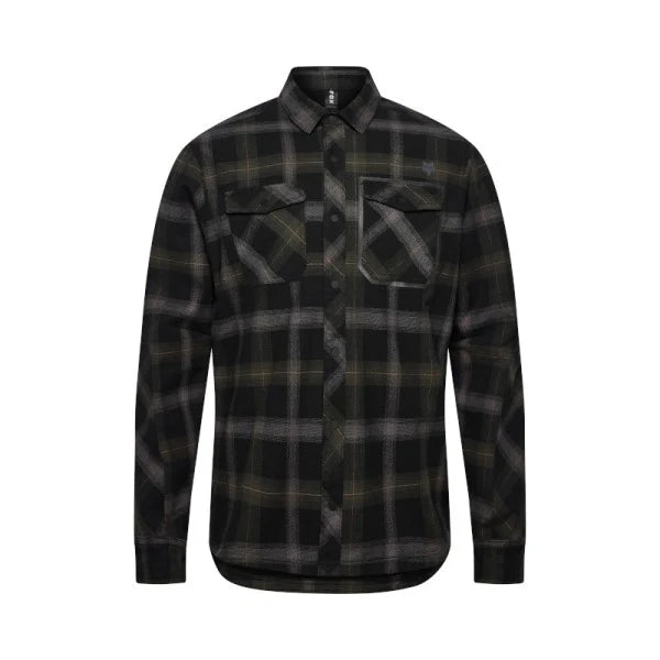 DEFEND DRIVE WINDBLOCK FLANNEL (BLACK) | Fox Racing
