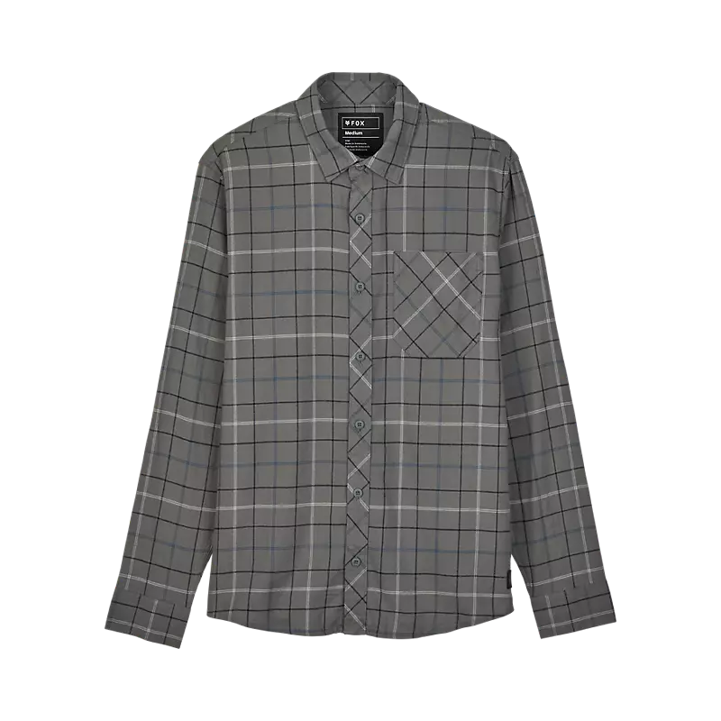 MEN'S SURVIVALIST STRETCH FLANNEL (Dark Stone Grey) | Fox