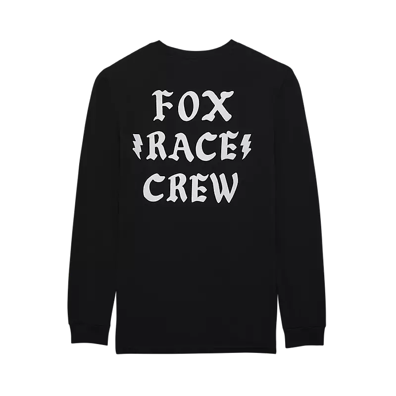 MENS RACE CREW LS PREMIUM TEE (BLK) | Fox Racing