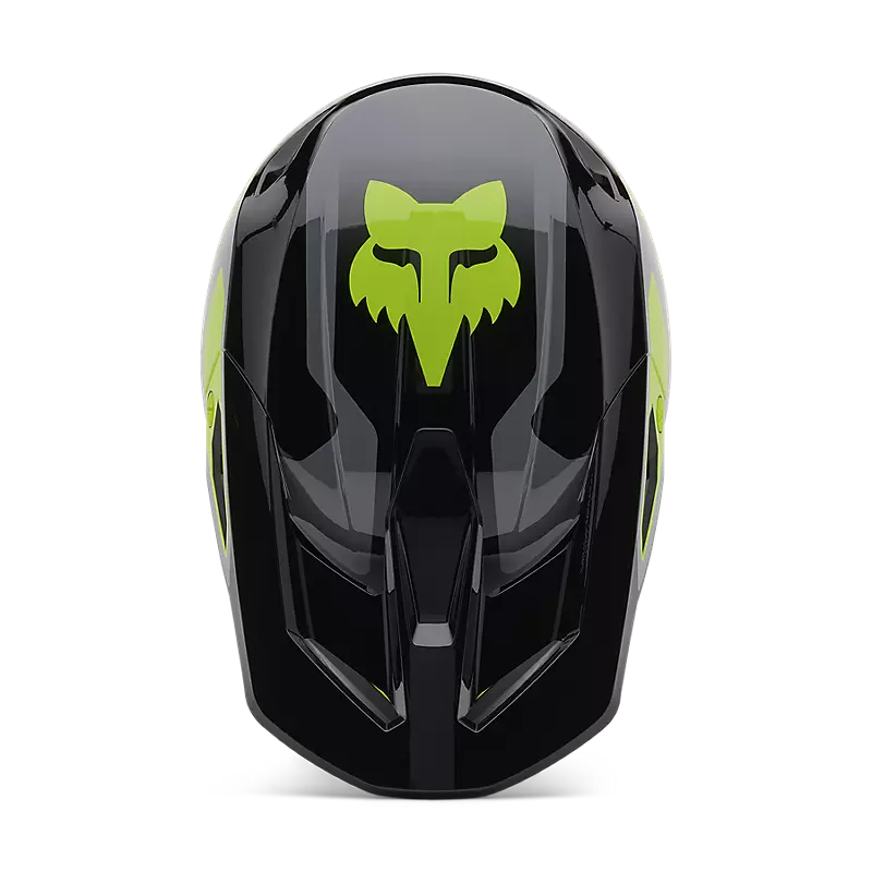 YTH V1 LEAN HELMET (Gry/Ylw) | Fox Racing