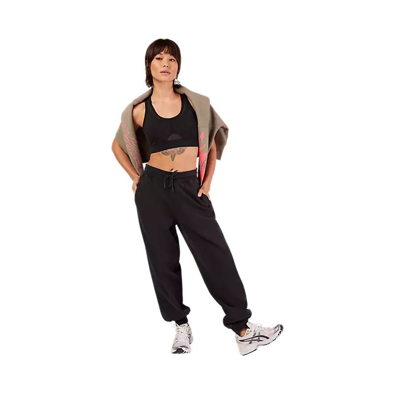 WOMEN'S WORDMARK FLEECE JOGGER (Black) | Fox Racing