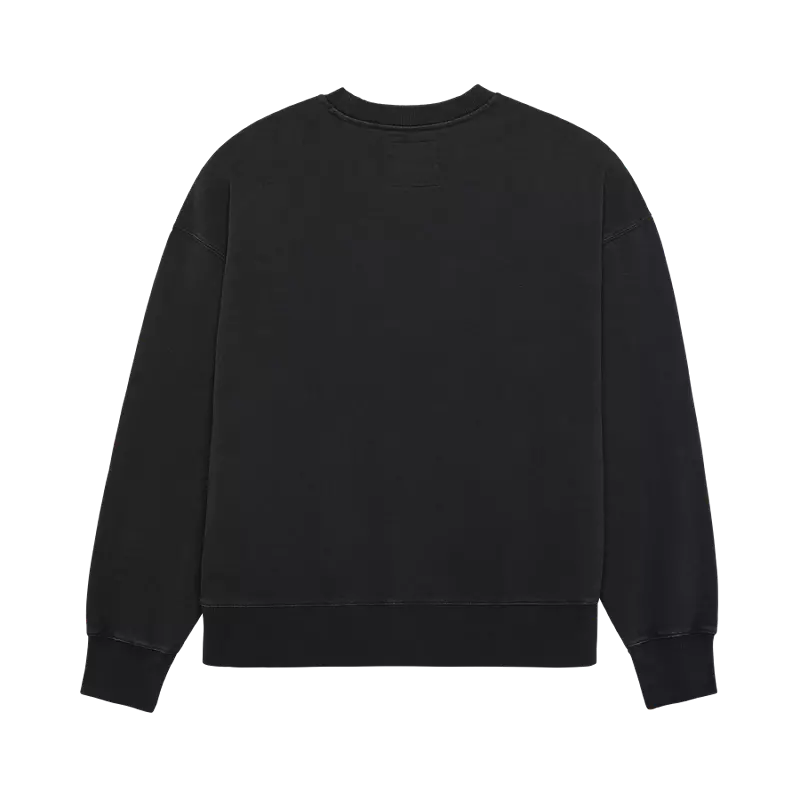 WORDMARK OVERSIZED FLEECE CREWNECK (Black) | Fox Racing