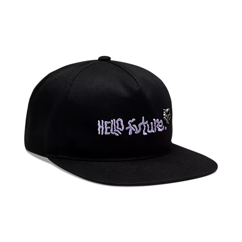 HELLO FUTURE SNAPBACK HAT (BLK)