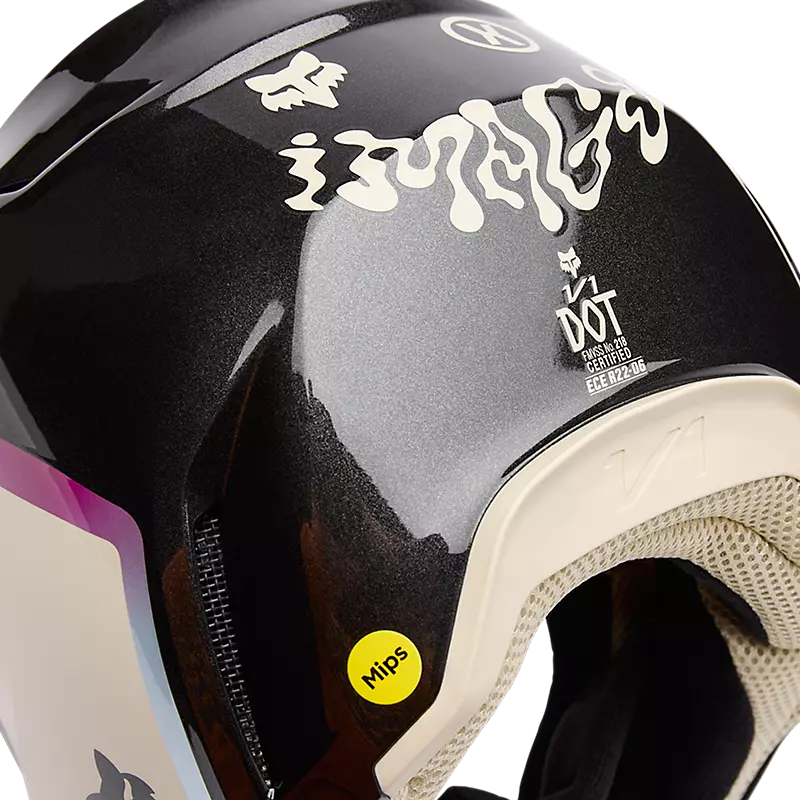 V1 HELLO FUTURE HELMET (Black) | Fox Racing