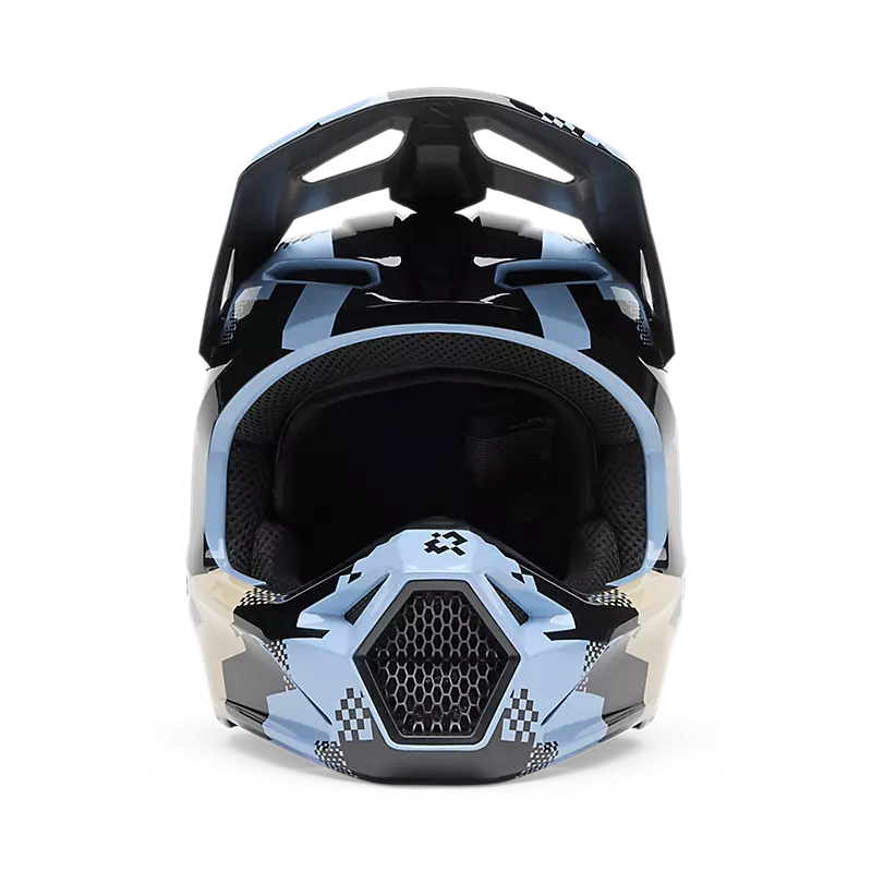 V1 DIGI IMAGE HELMET (Light Slate Blue) | Fox Racing
