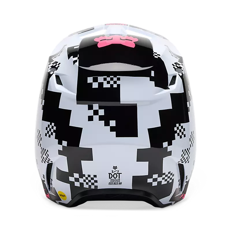 V1 DIGI IMAGE HELMET (Black/Pink) | Fox Racing