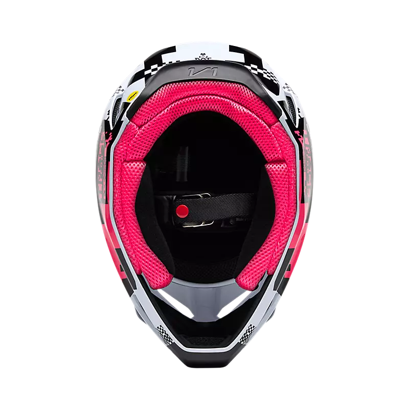 V1 DIGI IMAGE HELMET (Black/Pink) | Fox Racing