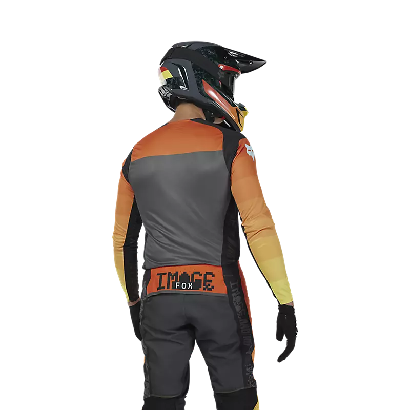 FLEXAIR GRID JERSEY (Black/Orange) | Fox Racing