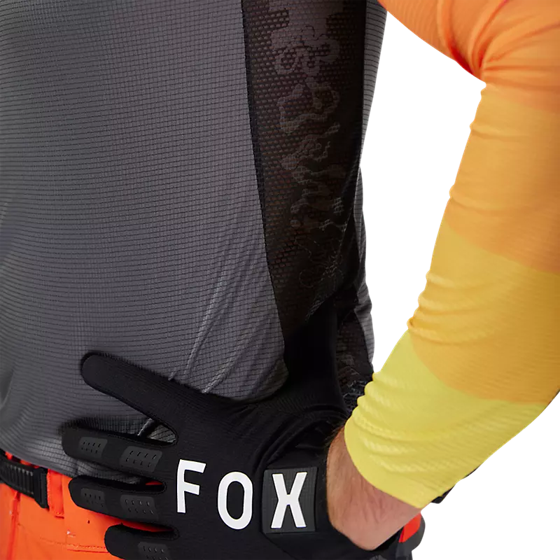FLEXAIR GRID JERSEY (Black/Orange) | Fox Racing