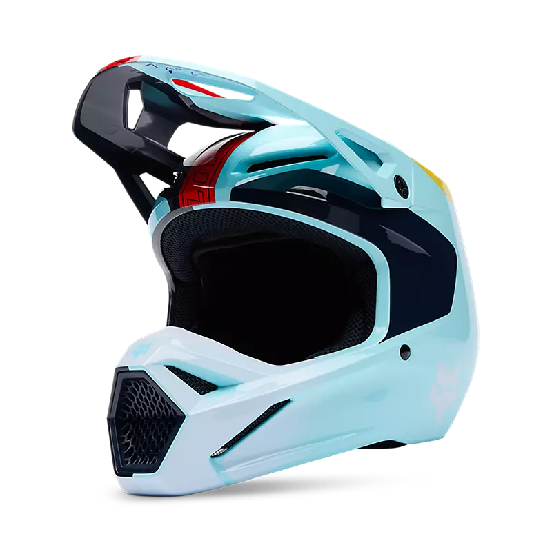 YOUTH V1 ELEVATED HELMET (Light Blue) | Fox Racing