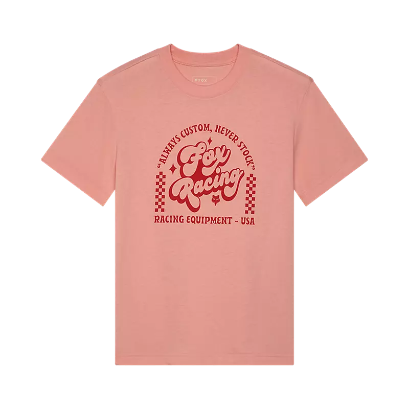 WOMEN'S NEVER STOCK SS TEE (Pale Pink) | Fox Racing