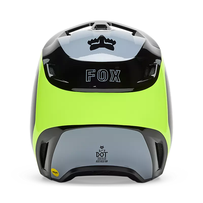 V1 FLOW HELMET (Black/Yellow) | Fox Racing