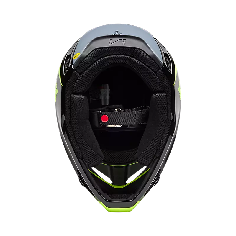 V1 FLOW HELMET (Black/Yellow) | Fox Racing