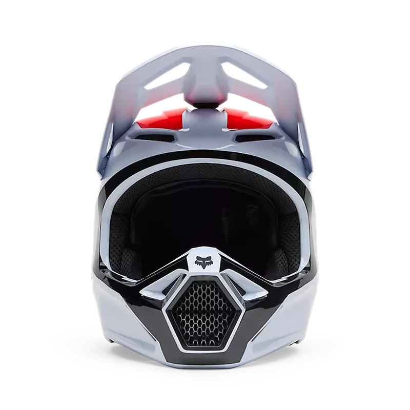 V1 FLOW HELMET (White/Red) | Fox Racing