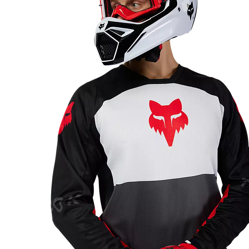 180 FLOW JERSEY (White/Red) | Fox Racing